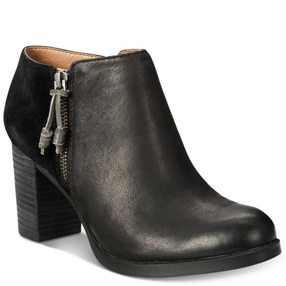 NEW $140 Sperry Dasher Lille Black leather ankle bootie women size 8.5 - Picture 1 of 9